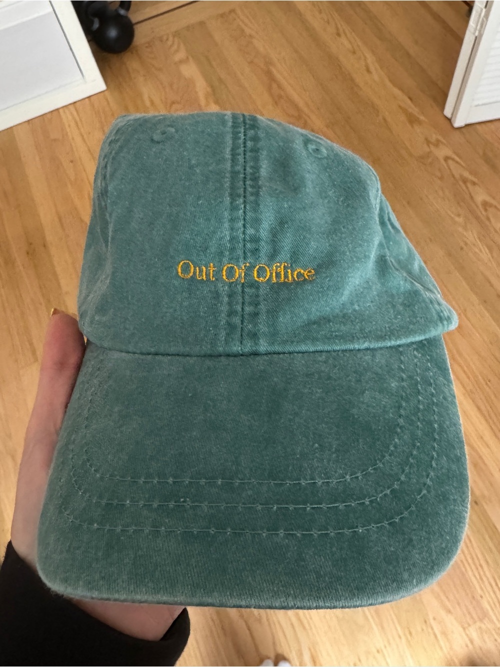 Adams Teal Green 'Out Of Office' Embroidered Cap